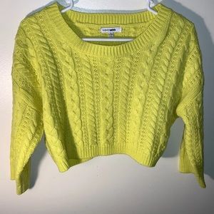 Yellow sweater